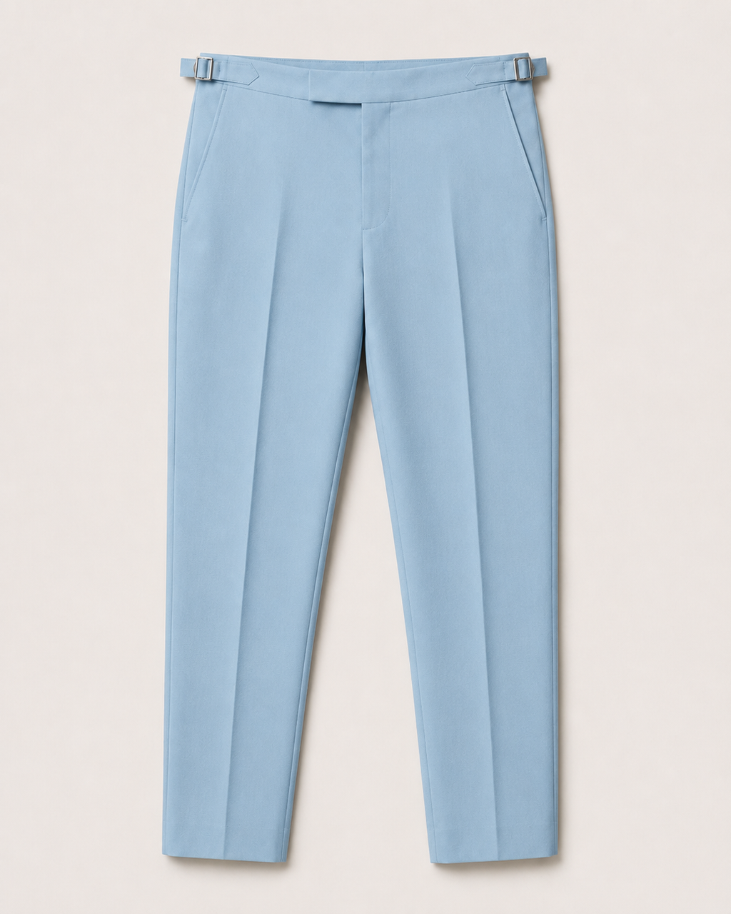 Pantalón Ajustable Anti Arrugas Azul Cielo