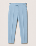 Pantalón Ajustable Anti Arrugas Azul Cielo