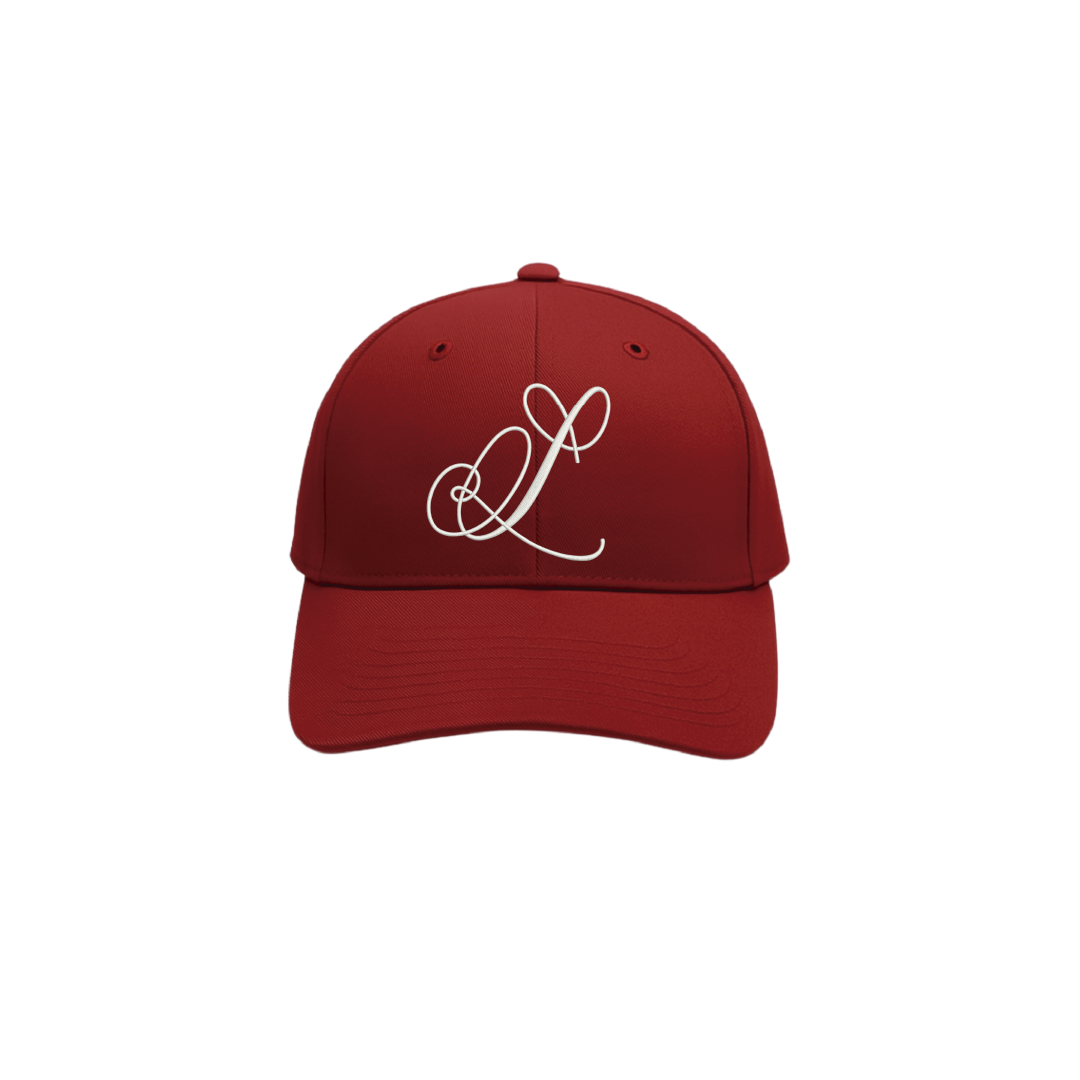 Lobo Cursive Burgundy Cap