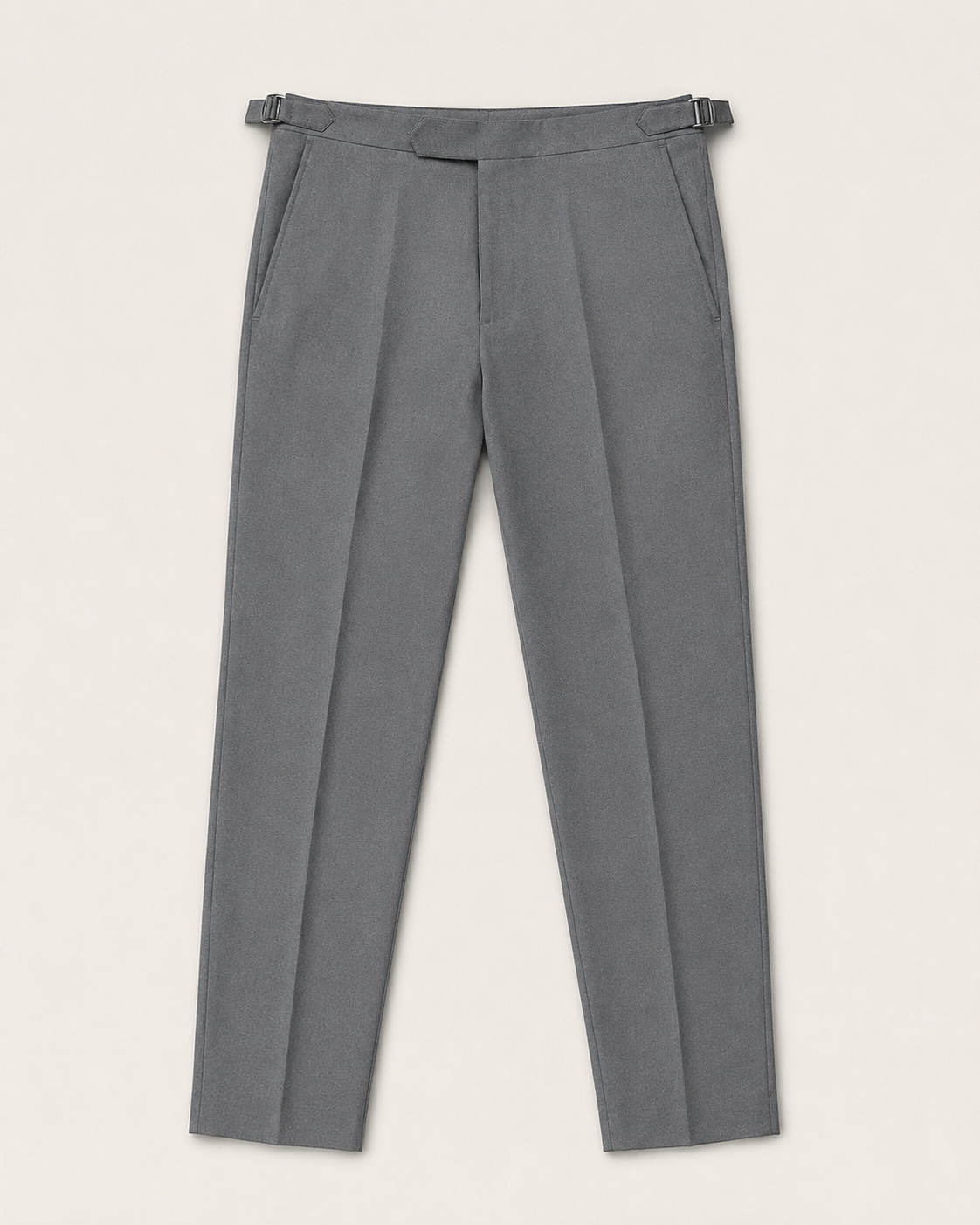 Pantalón Ajustable Anti Arrugas Gris Oscuro