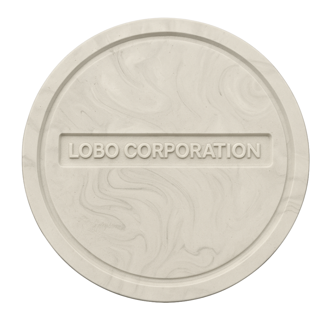 Lobo Corp Mini Round Tray