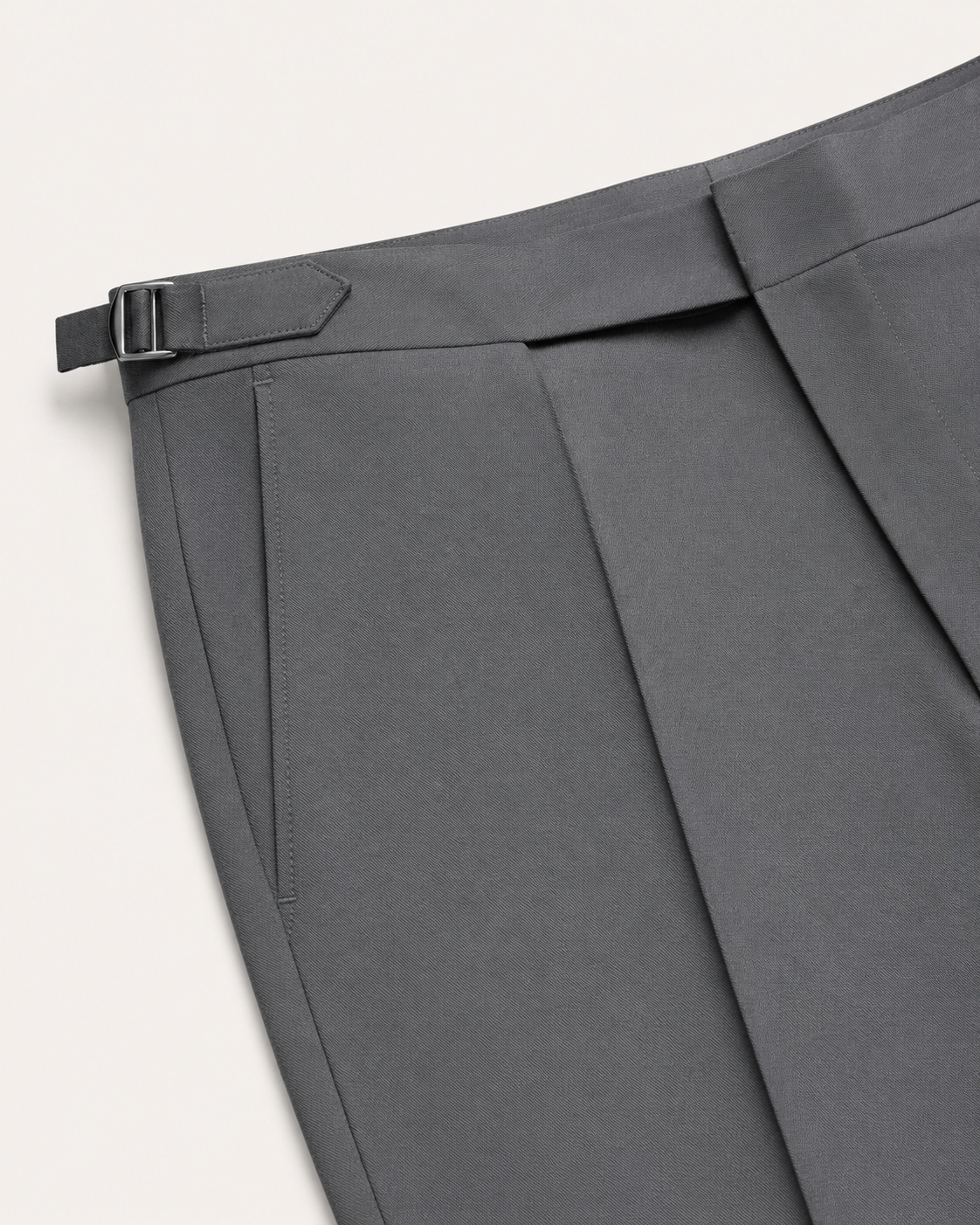Pantalón Ajustable Anti Arrugas Gris Oscuro