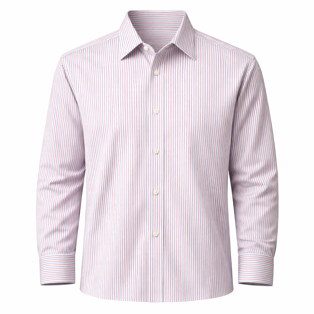 Camisa con Rayas Bicolor