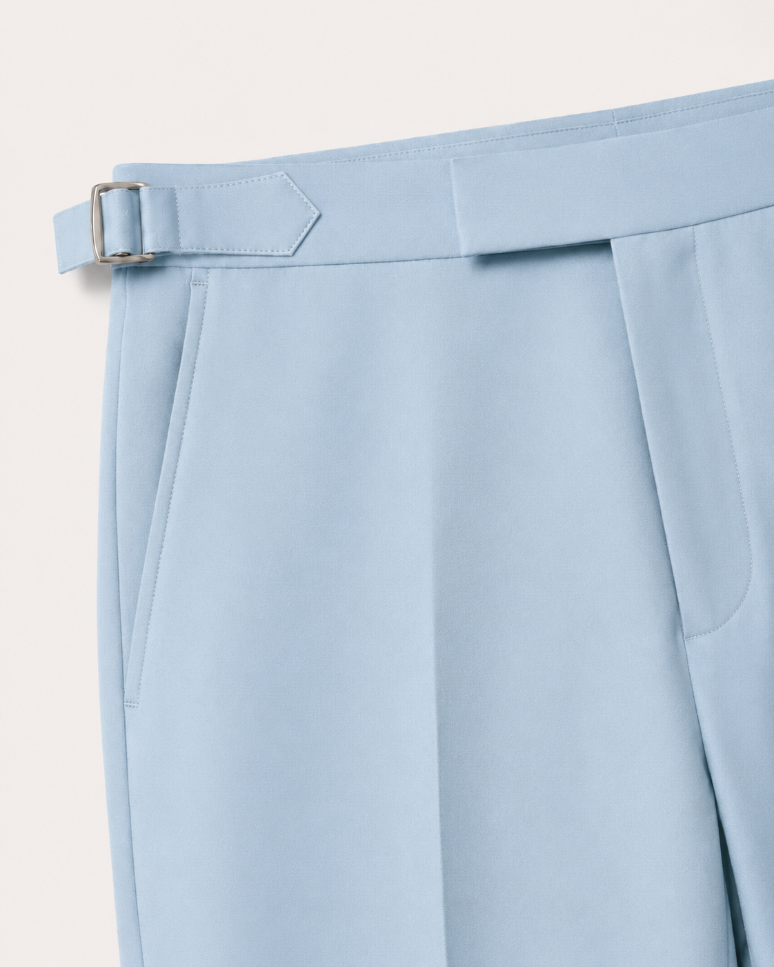 Pantalón Ajustable Anti Arrugas Azul Cielo