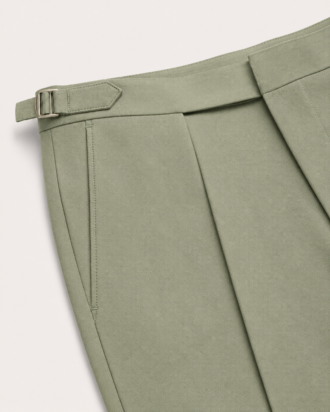 Pantalón Ajustable Anti Arrugas Verde LC