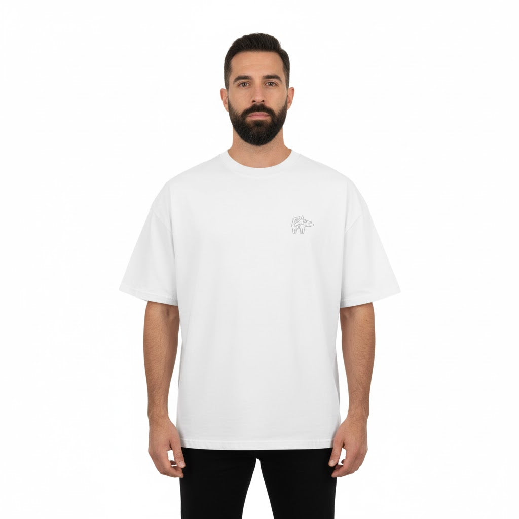 PPP Boxy White Tee