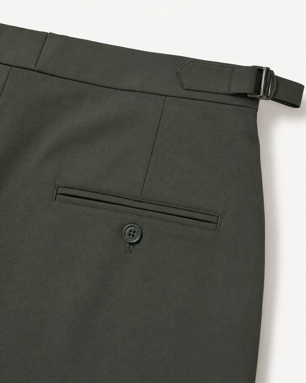 Pantalón Ajustable Anti Arrugas Verde Olivo
