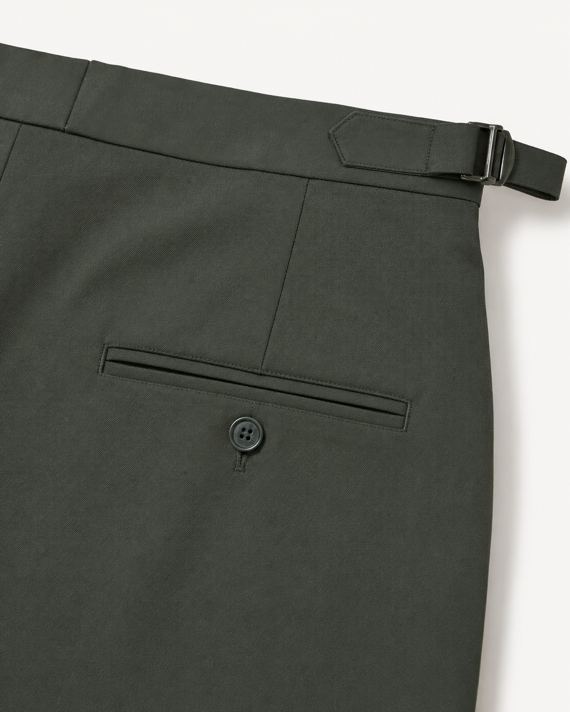 Pantalón Ajustable Anti Arrugas Verde Olivo