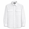 Camisa Lino Algodón con Tapas