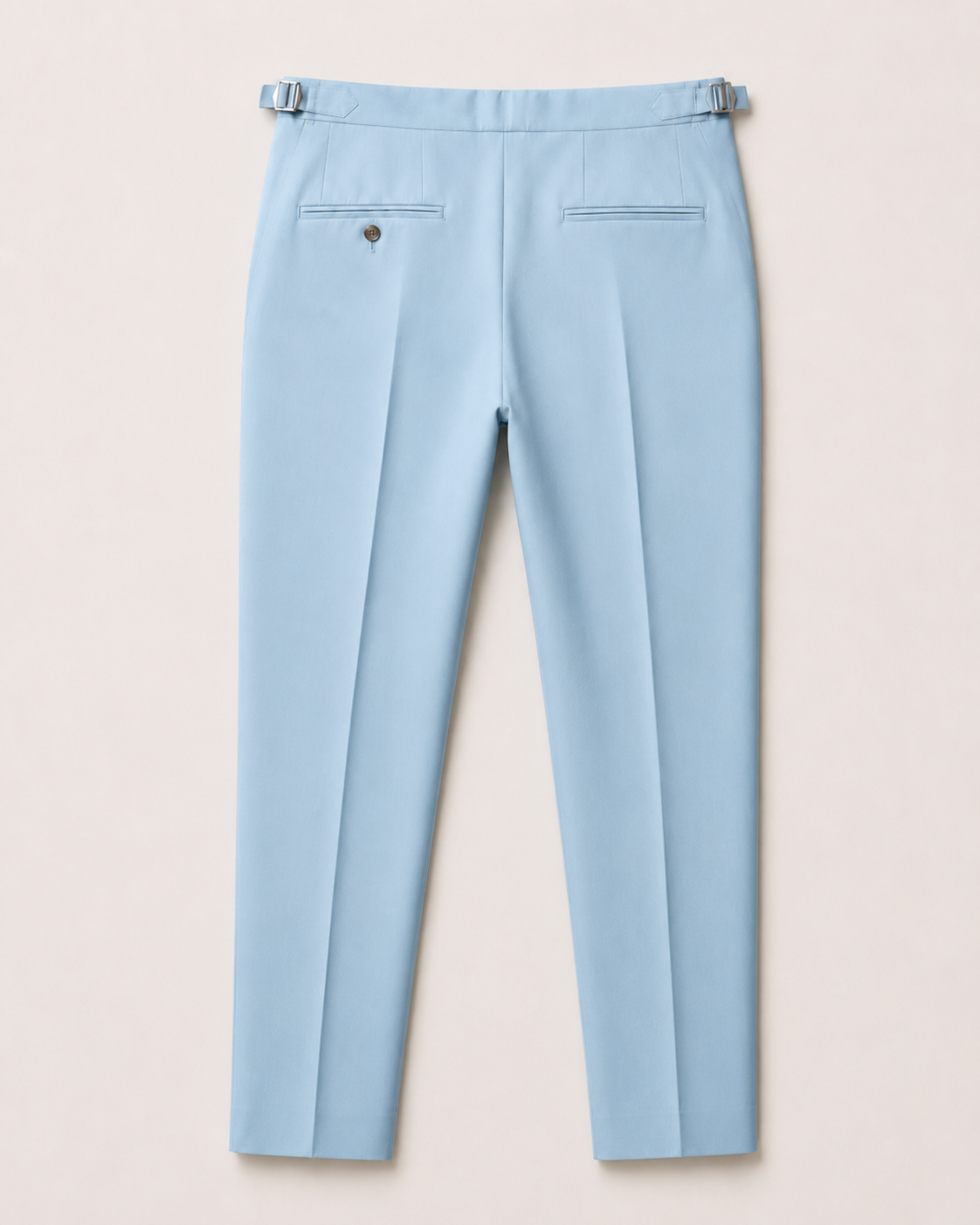 Pantalón Ajustable Anti Arrugas Azul Cielo