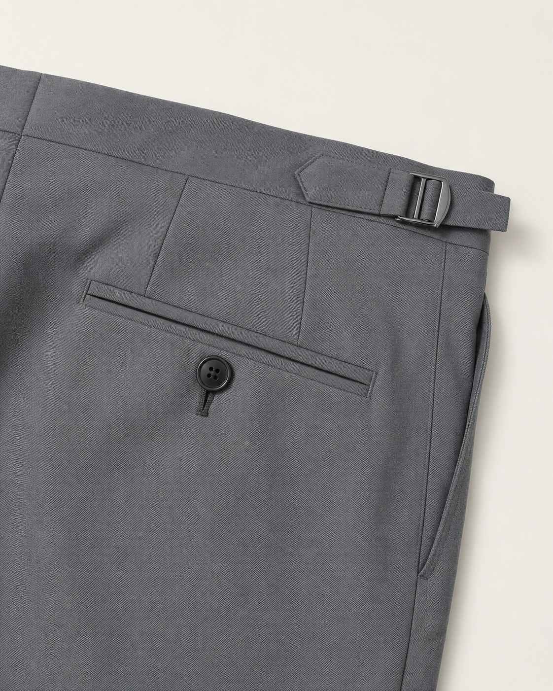 Pantalón Ajustable Anti Arrugas Gris Oscuro