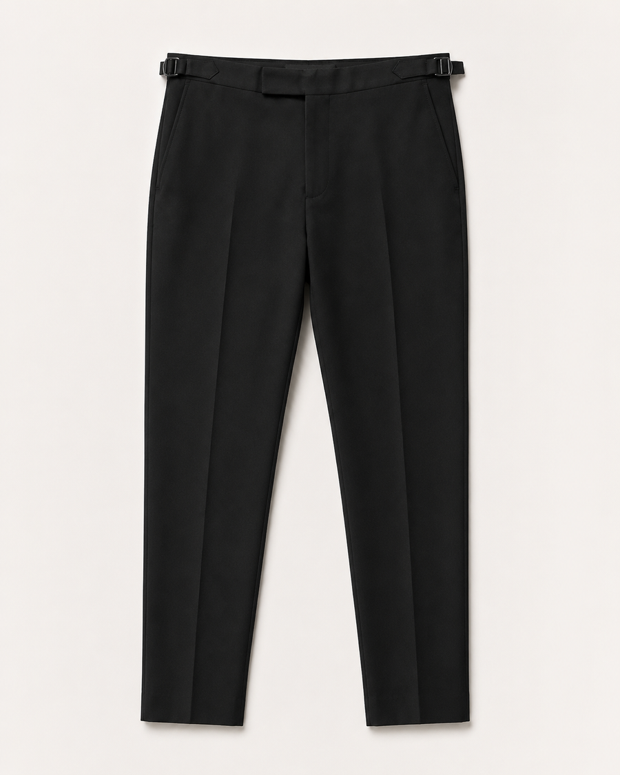 Pantalón Ajustable Anti Arrugas Negro