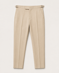 Pantalón Ajustable Anti Arrugas Beige