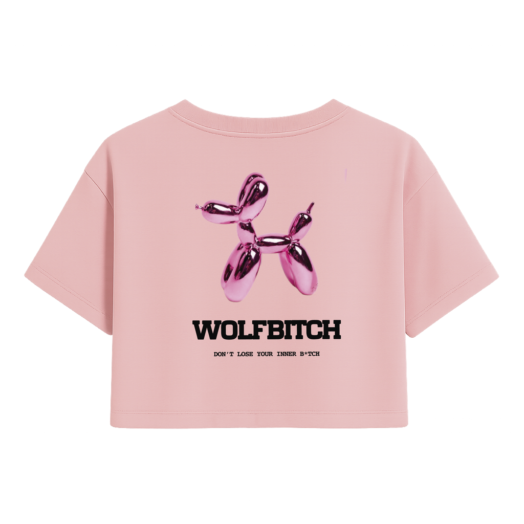 Wolfbitch Pink Crop Top