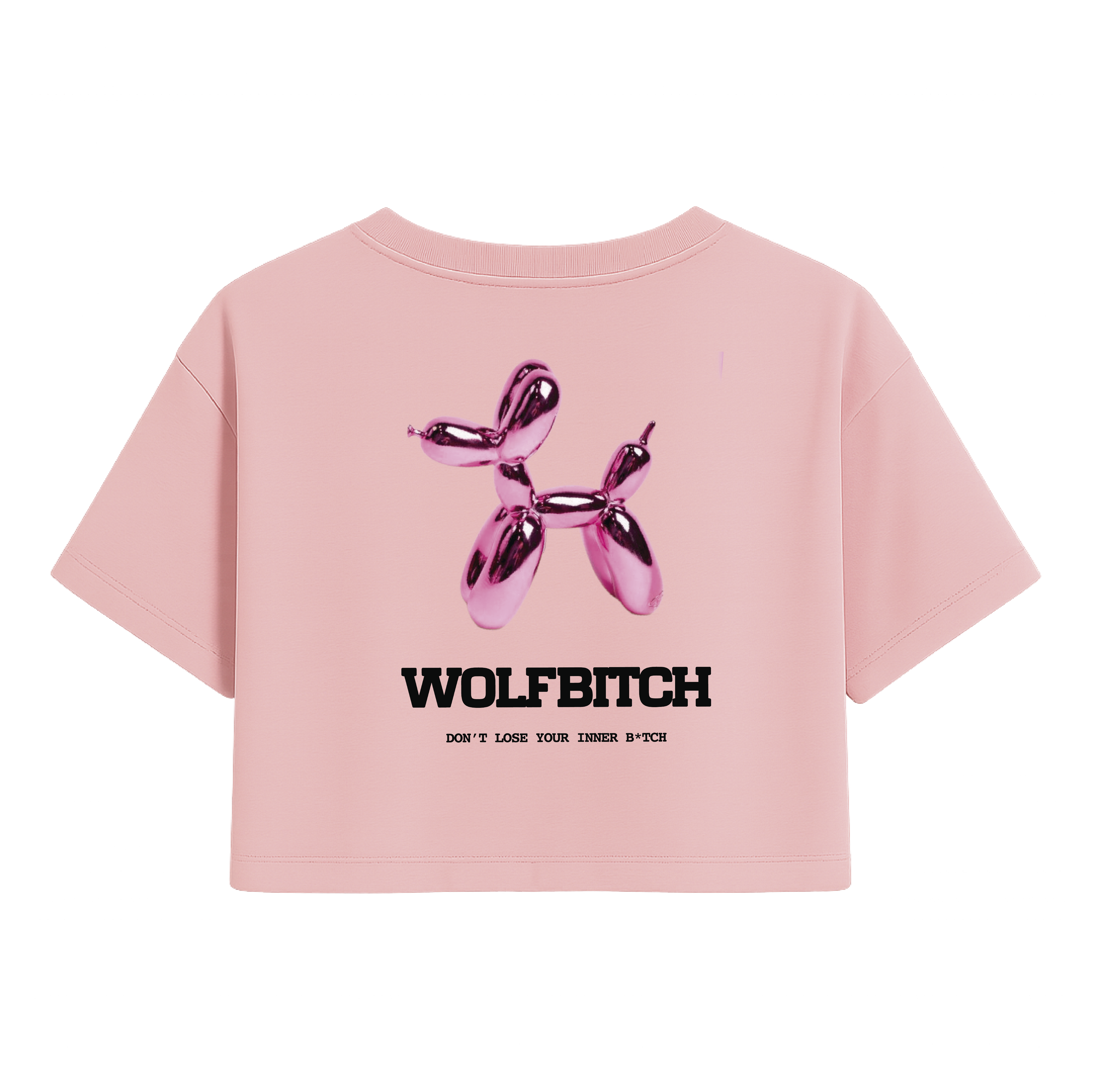 Wolfbitch Pink Crop Top